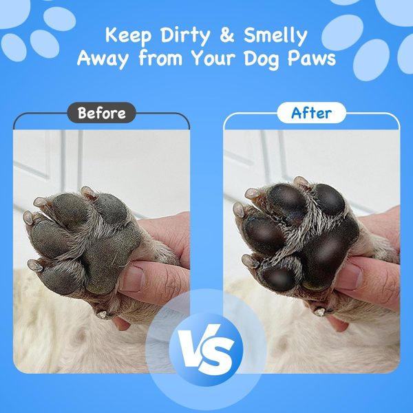 Tinioey Dog Paw Washer Large Handle Efficient Cleaning Gray-5