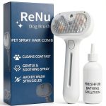 ReNu Dog Brush 3 in 1 Steamy Shower Grooming Tool-0