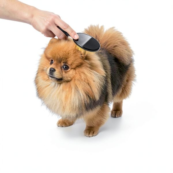 We Love Doodles Dog Deshedding Brush Gold Plated Pins-4