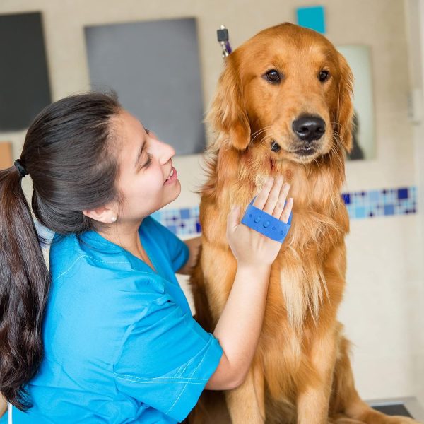 Lilpep Dog Brush Soft Rubber Grooming Massage Pet Supplies-3