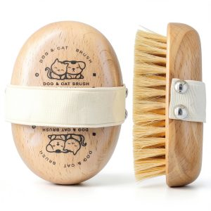 Menesia Soft Dog Brush Gentle Grooming Shedding Control-0