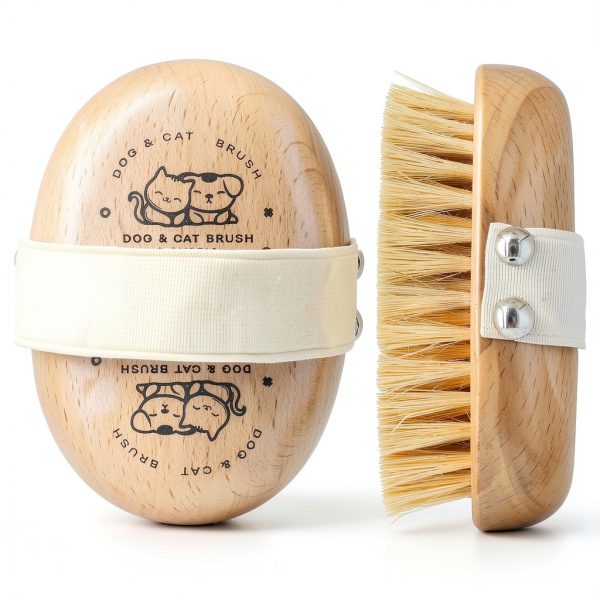 Menesia Soft Dog Brush Gentle Grooming Shedding Control-0