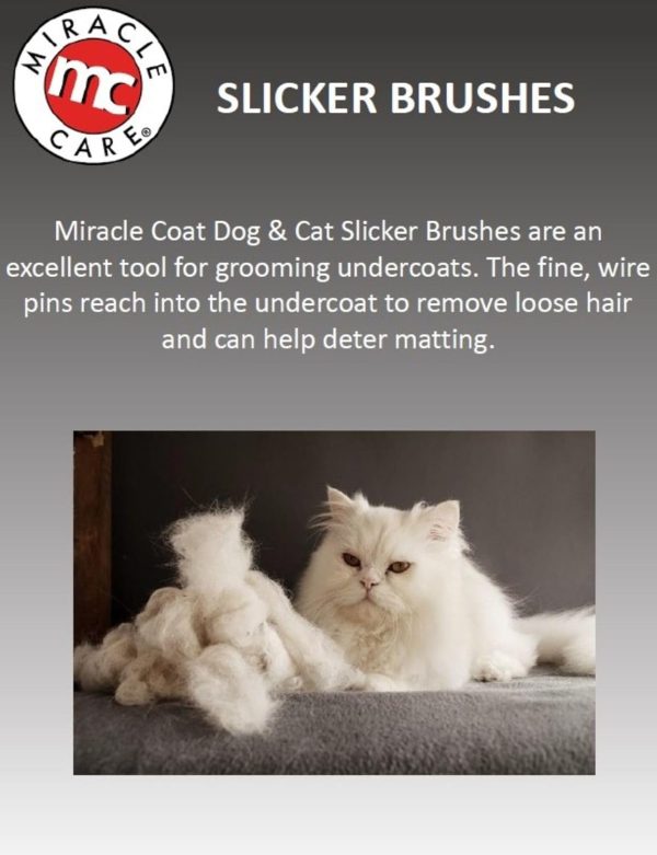Miracle Care Slicker Brush for Dogs Cats Grooming Tool-2
