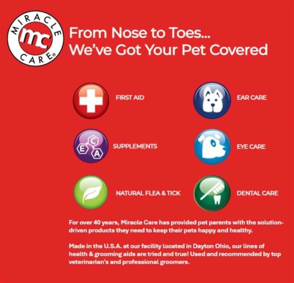 Miracle Care Slicker Brush for Dogs Cats Grooming Tool-3