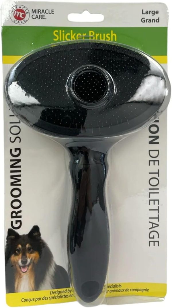 Miracle Care Slicker Brush for Dogs Cats Grooming Tool-1