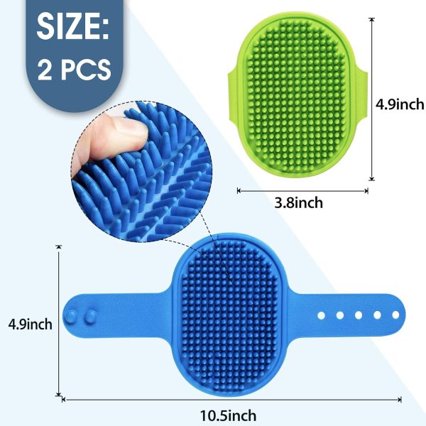 Lilpep Dog Brush Soft Rubber Grooming Massage Pet Supplies-1