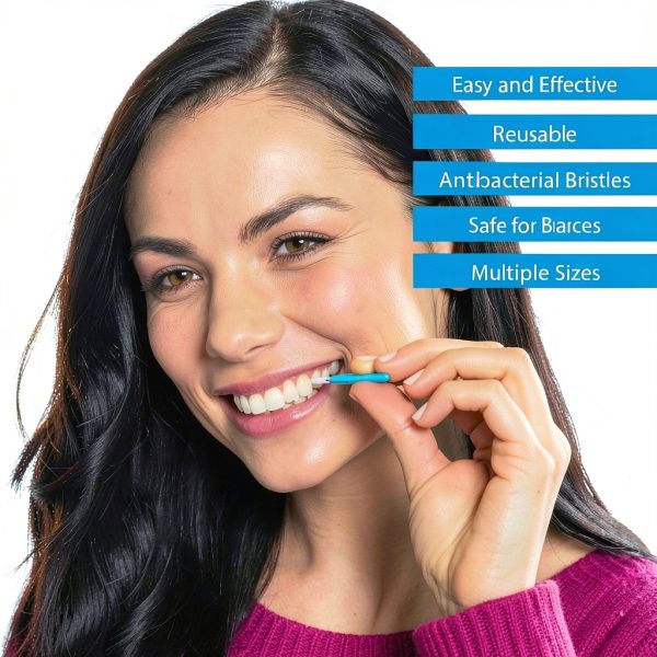 Piksters Interdental Brushes 40 Count Blue Size 5-4