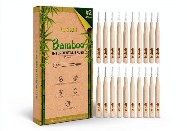 Bamboo Interdental Brush EcoDental 0.5mm Cleaner-0