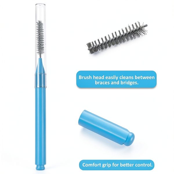 Patelai Interdental Brush Toothpick for Braces Multi‑Color Pack of 100-3