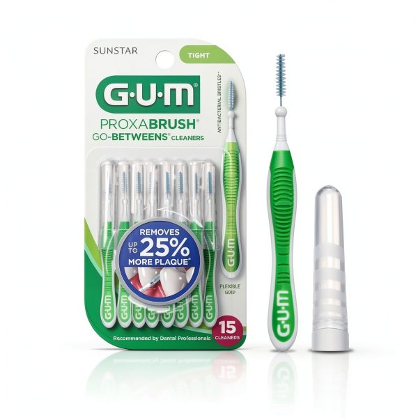 GUM Proxabrush Tight Interdental Brush 872RQ15 for Braces-0