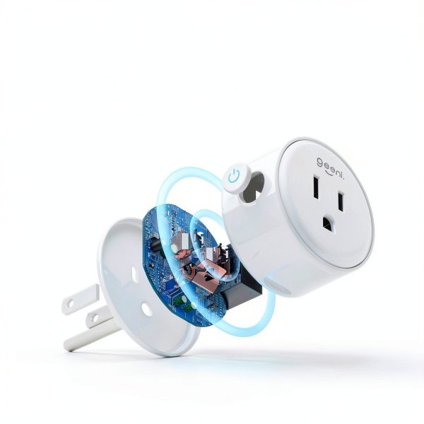 Geeni Dot Smart Plug WiFi Fire Resistant White GN‑WW117‑199-4