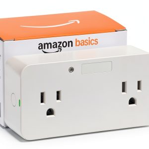 Amazon Basics Dual Smart Plug with Motion Sensor and Night Light White-0