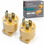 Electrical Replacement Plug CUBEFELLER NEMA5-15P 15A 125V UL Listed-0